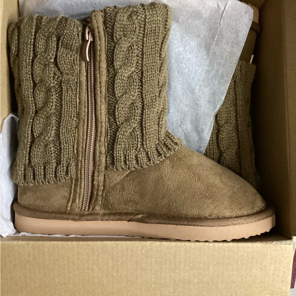 Livboots Brown Boots With Sweater Layer XL (Big Kids 2-4)